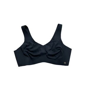 Honeylove 2X SoftForm V-Neck Bra T Shirt Black - No Pads